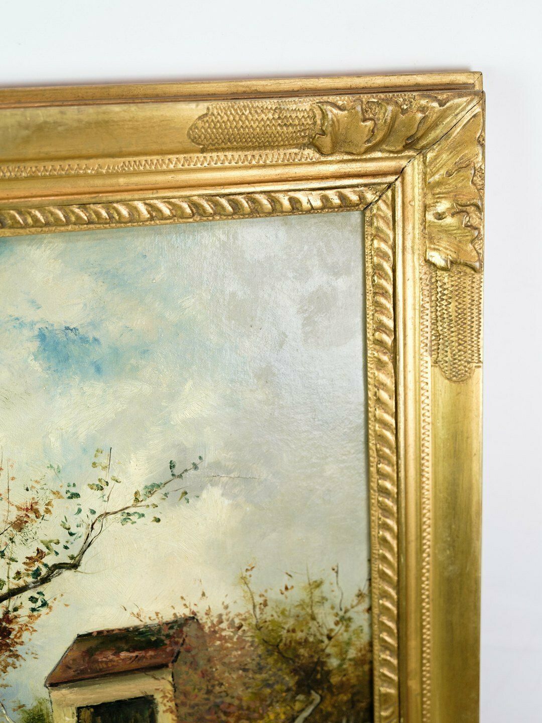 Oil Painting Landscape From 1881 photo Art