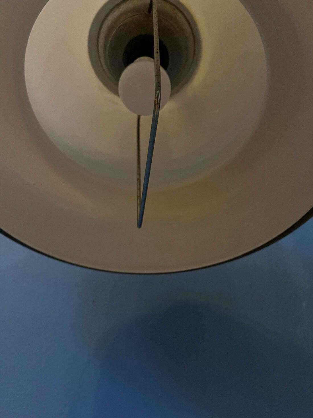 photo for sale Mid Century Space Age Hanglamp — Vintage Beige Armatuur