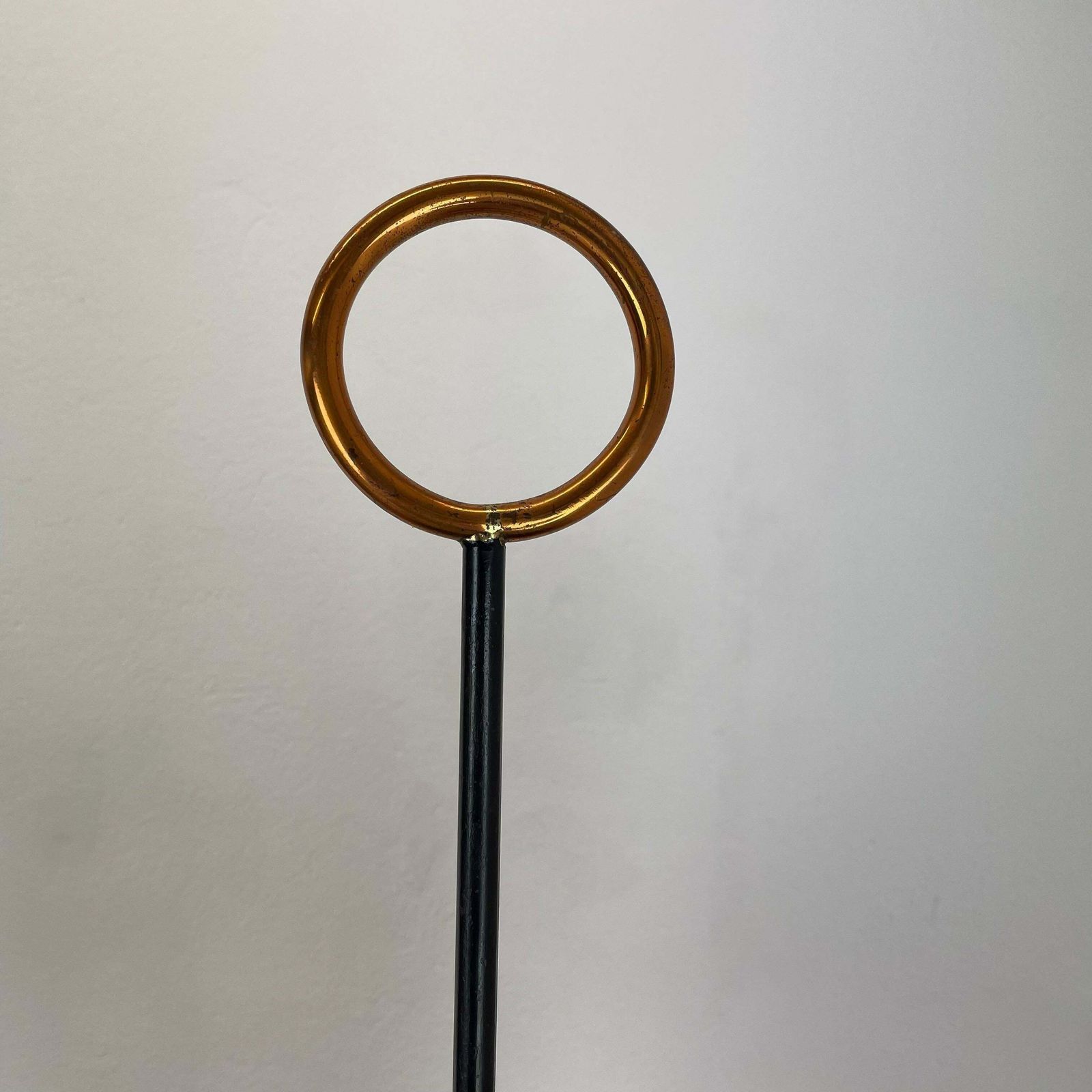 photo furniture Original Metal Copper Brutalist Hollywood Regency Umbrella Stand Germany, 1970s