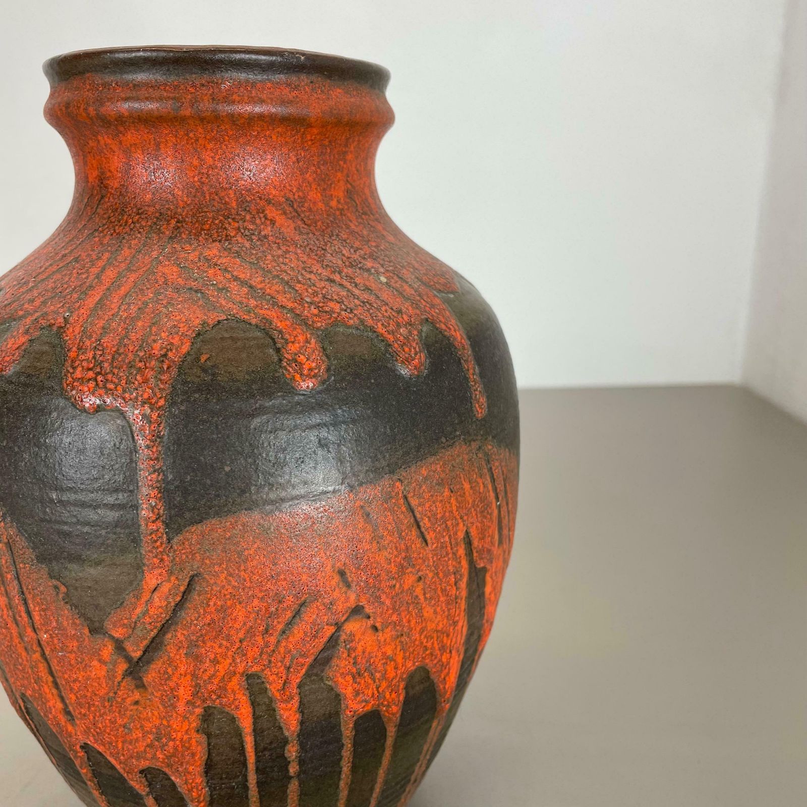 Fat Lava Ceramic Pottery Vase Heinz Siery Carstens Tönnieshof, Germany, 1970s photo buy