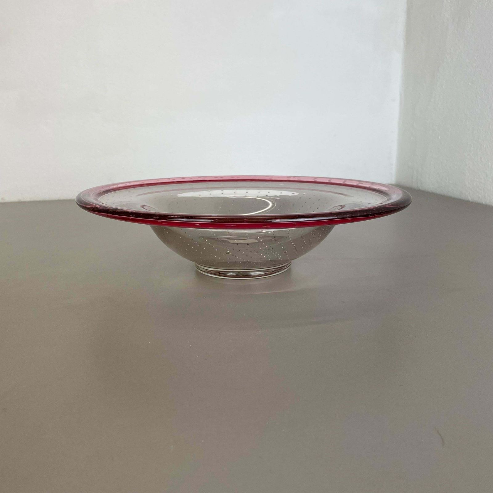 German Glass Bowl By Karl Wiedmann For Wmf, 1960s Baushaus Art Deco photo furniture