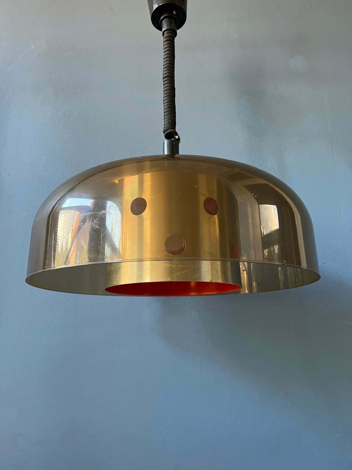 Mid Century Herda Space Age Lamp / Vintage Jaren 70 Hanglamp photo vintage