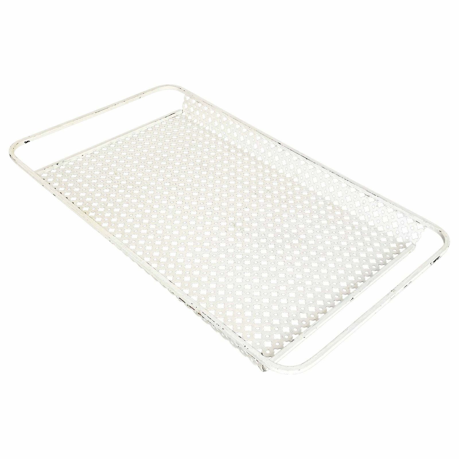 Original French Modernist Metal Tray Rigituelle By Mathieu Matégot 1950s