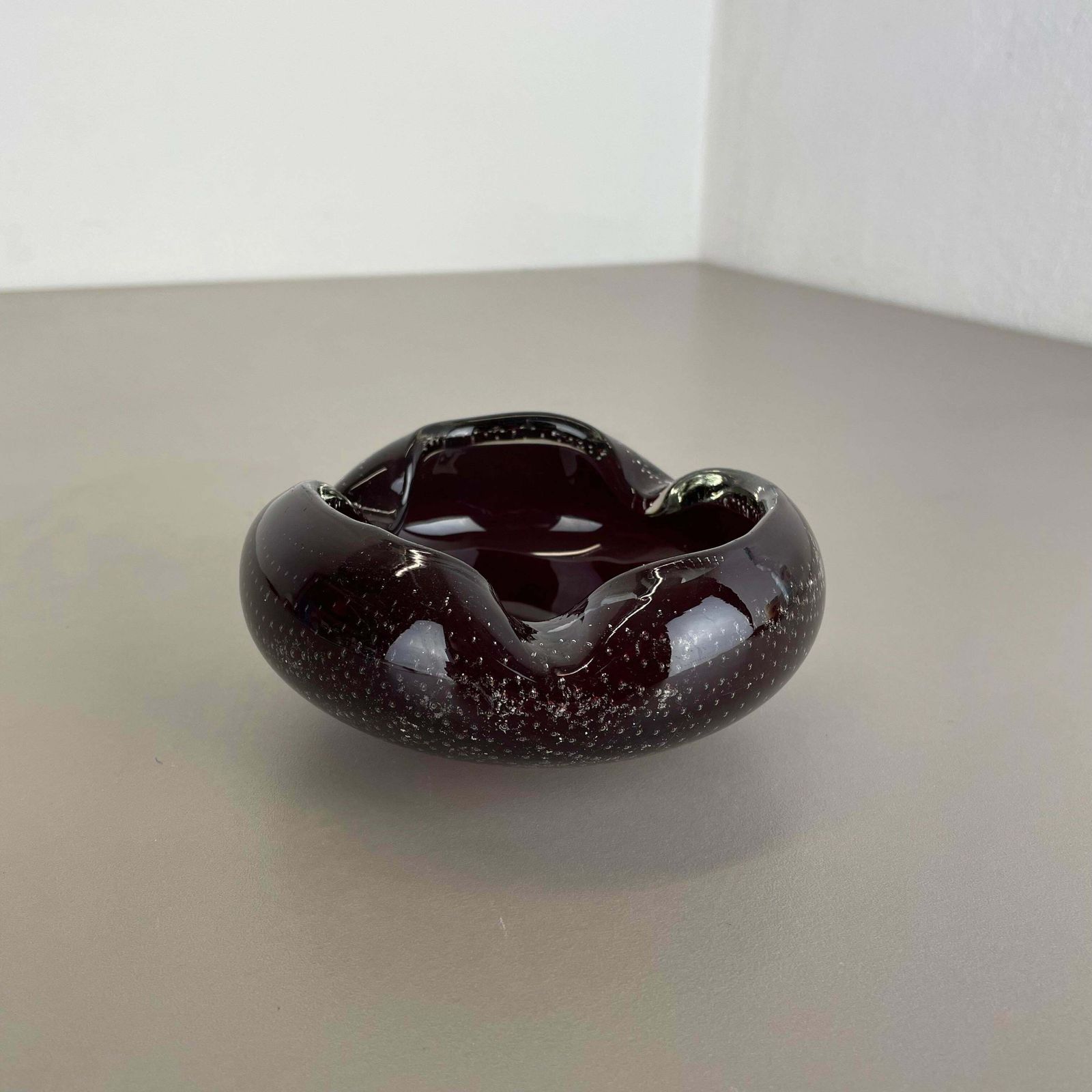 Red Murano Glass Bowl Shells Ashtray Element By Venini Italy 1970s No 1 photo Home Decor