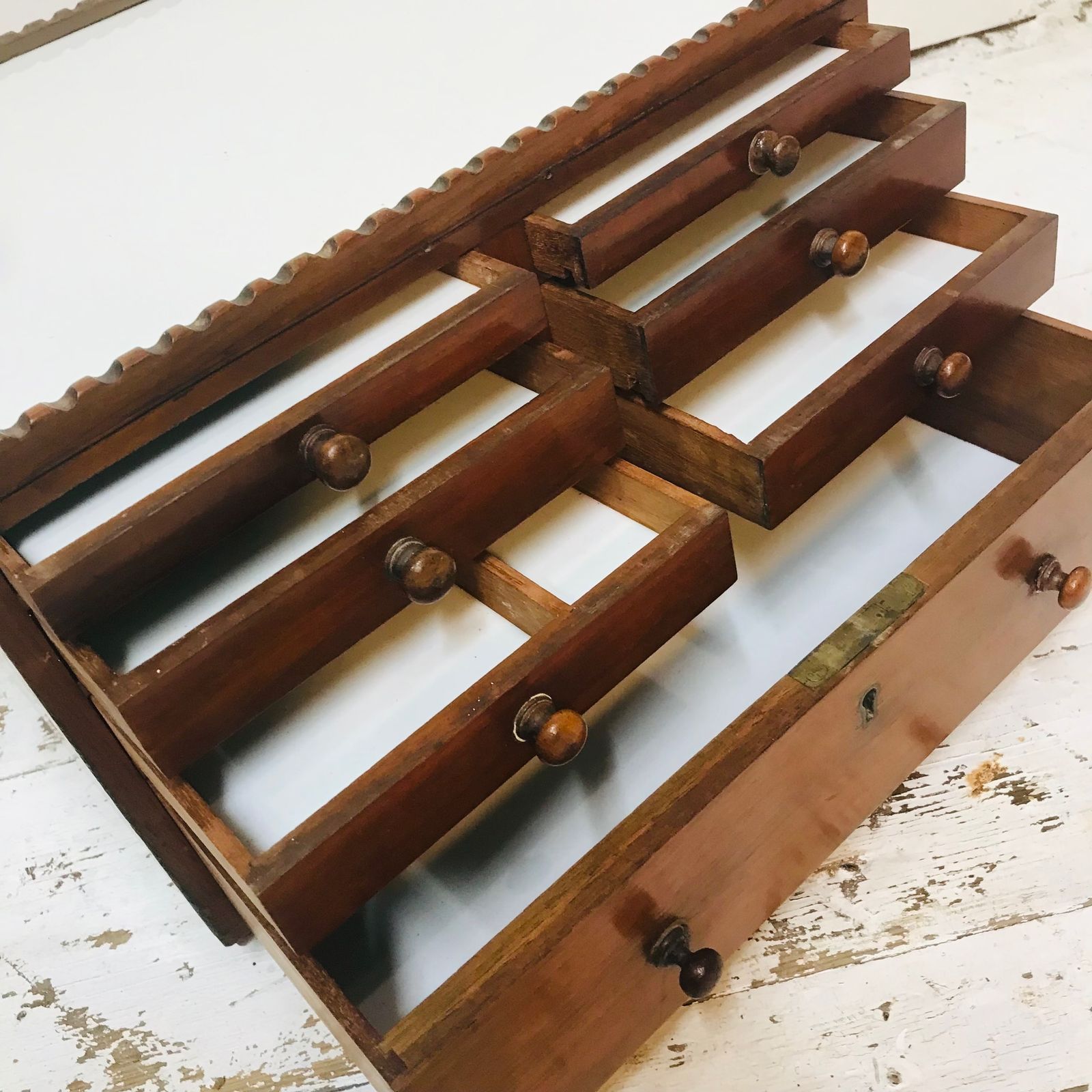 Mahogany Victorian Dentist Drawers photo Furniture
