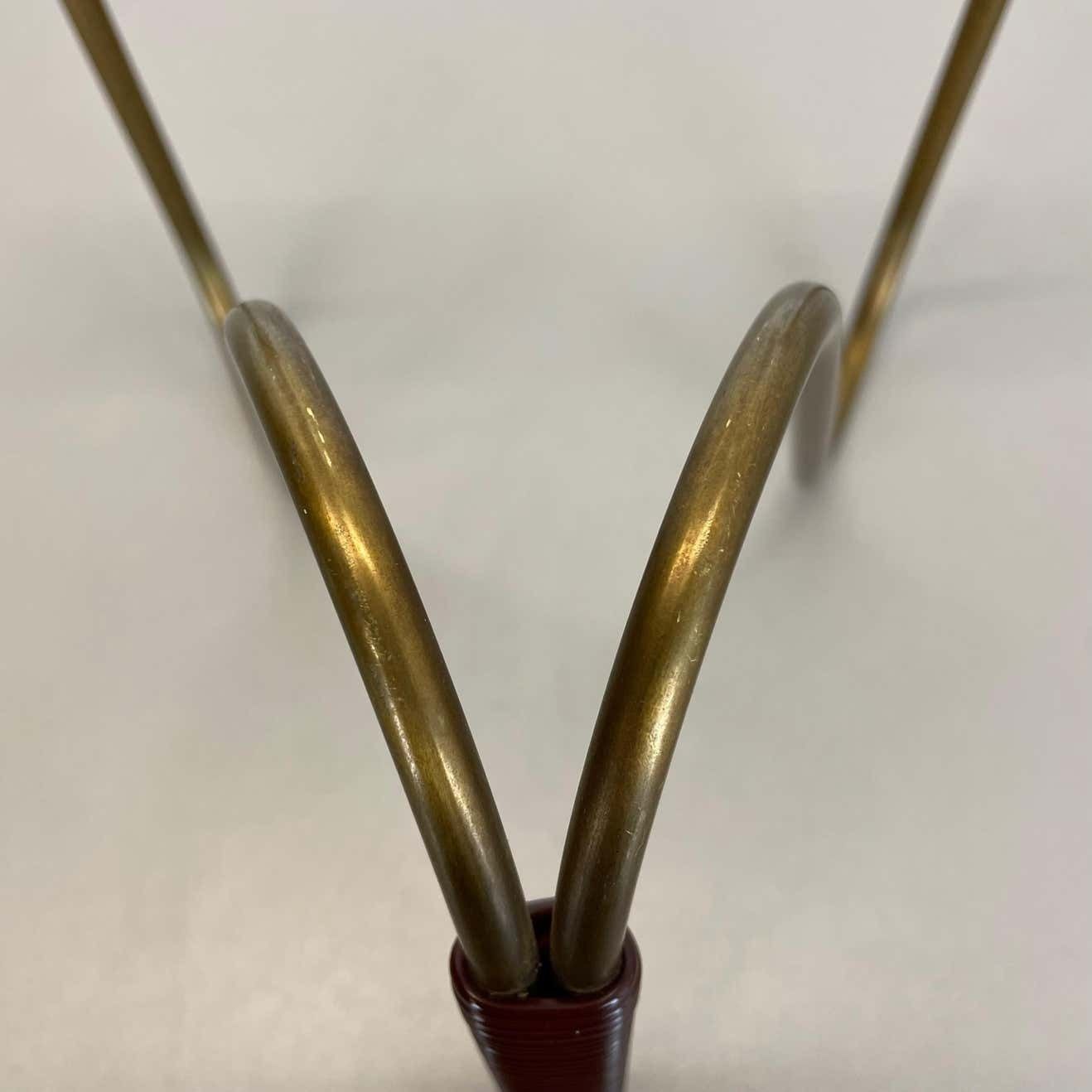 photo vintage Sculptural Brass Candleholder Object By Günter Kupetz For Wmf, Germany 1950s