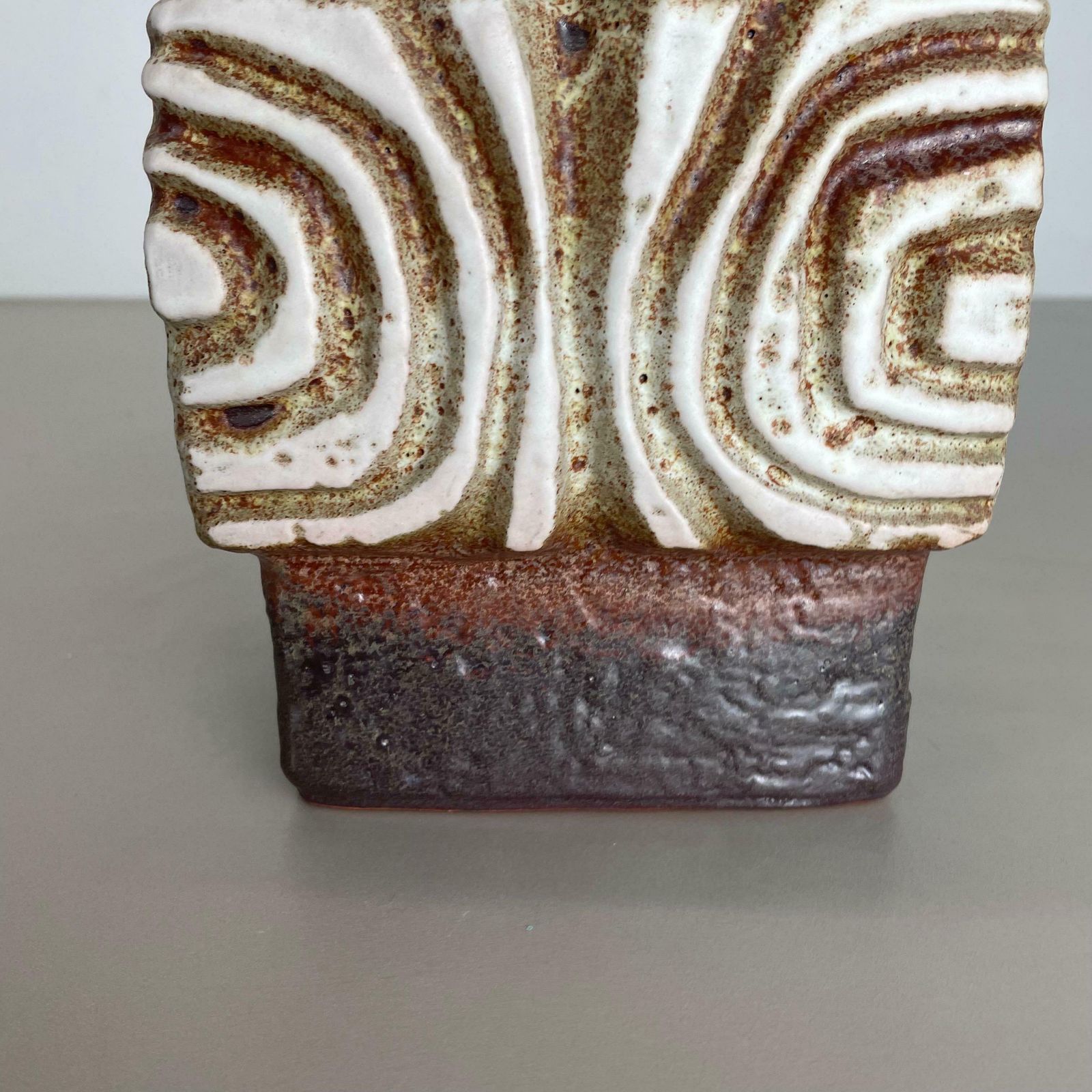 Fat Lava Ceramic Pottery Vase Heinz Siery Carstens Tönnieshof Germany 1970s photo vinterior