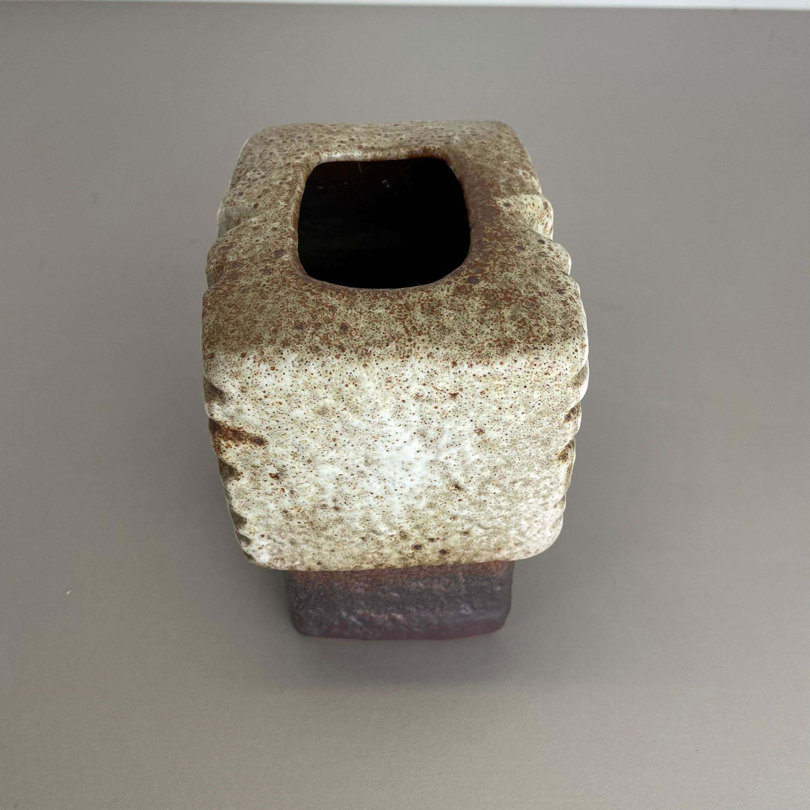 photo buy Fat Lava Ceramic Pottery Vase Heinz Siery Carstens Tönnieshof Germany 1970s
