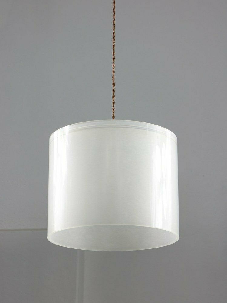 Vintage Italian Acrylic Glass Pendant Lamp, 1980s