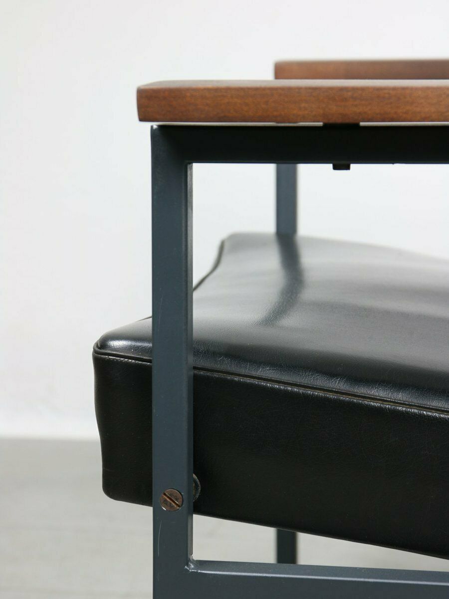 photo furniture Vintage Bauhaus Lounge Chair In Black, 1970s