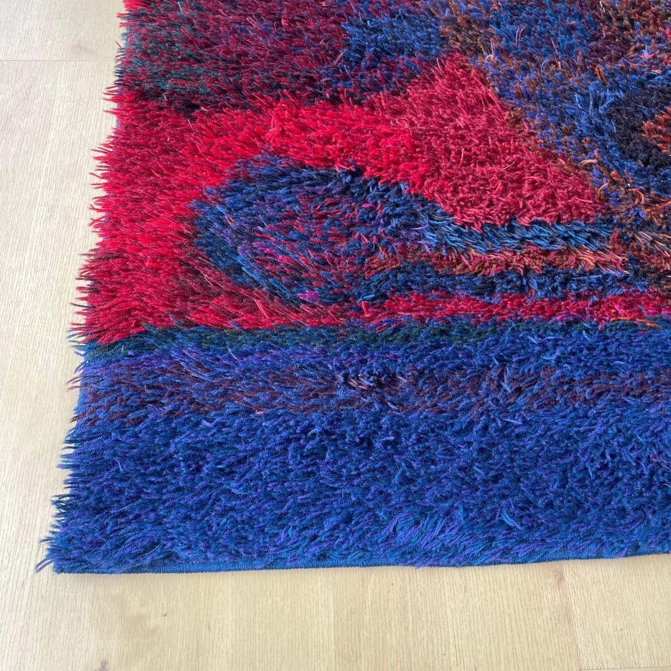 Original Scandinavian Rya Rug By Oili Mäki For Finnrya Oy Ab, Finland photo 3115.0