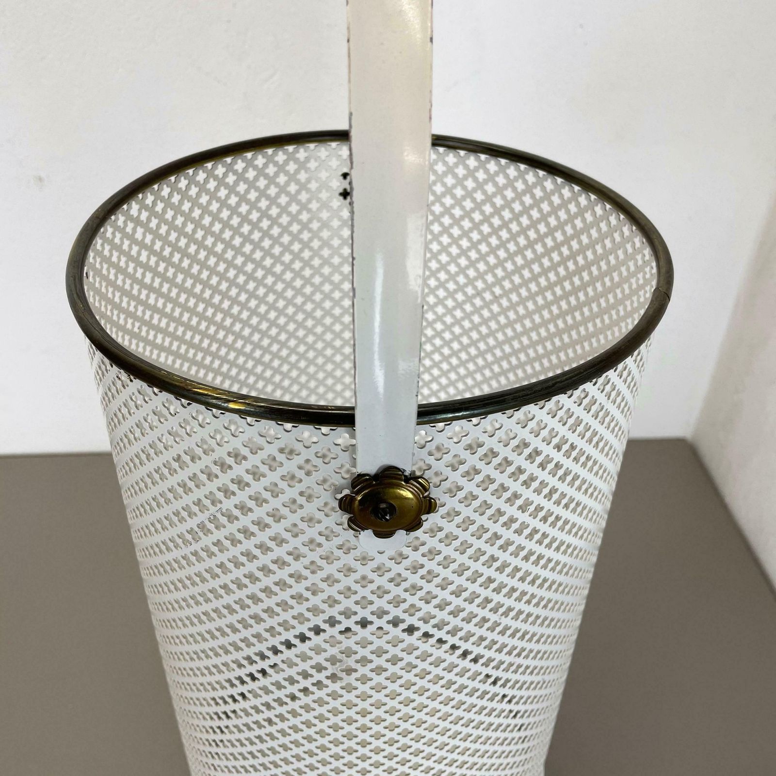 Original Mategot Style Umbrella Stand Vereinigte Werkstätten München Germany 50s photo vinterior