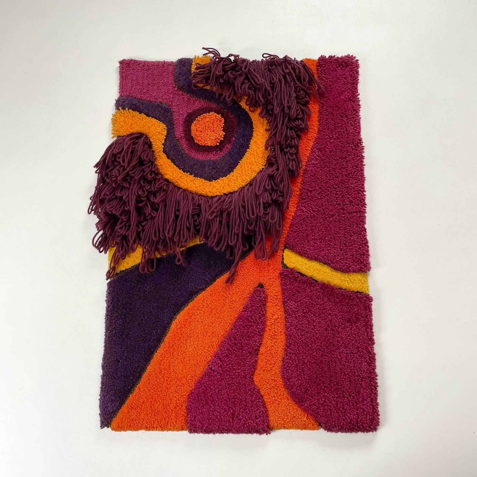 Modernist German Wall Rug By Ewald Kröner For Schloss Hackhausen, Germany, 1970s photo for sale