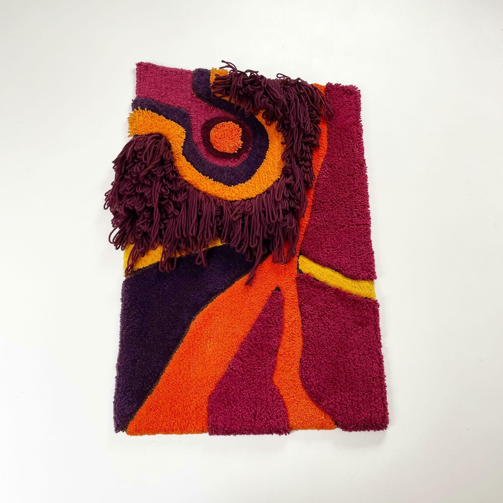 Modernist German Wall Rug By Ewald Kröner For Schloss Hackhausen, Germany, 1970s photo Textiles