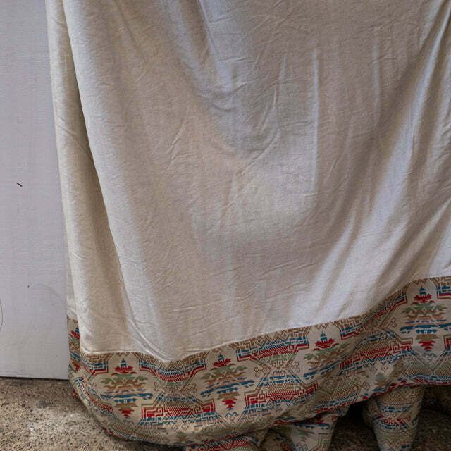 2800.0 Reclaimed Heavy Tapestry Curtains With Tribal/Aztec Pattern photo