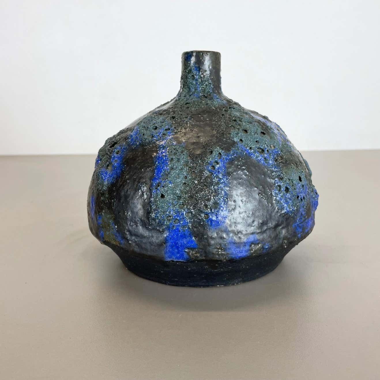 Abstract Ceramic Studio Pottery Vase By Gerhard Liebenthron, Germany, 1970s photo furniture