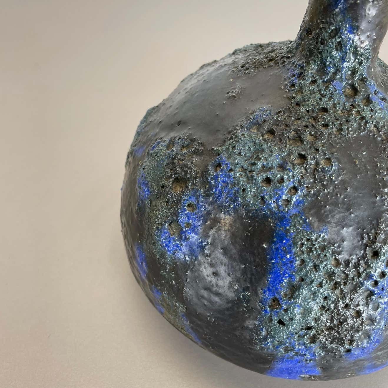 Abstract Ceramic Studio Pottery Vase By Gerhard Liebenthron, Germany, 1970s photo vinterior