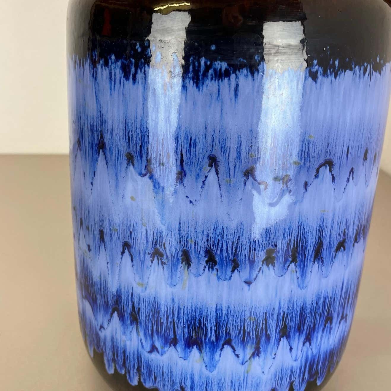 Large Pottery Fat Lava Multi Color Floor Vase 408 40 Made By Scheurich, 1970s photo buy