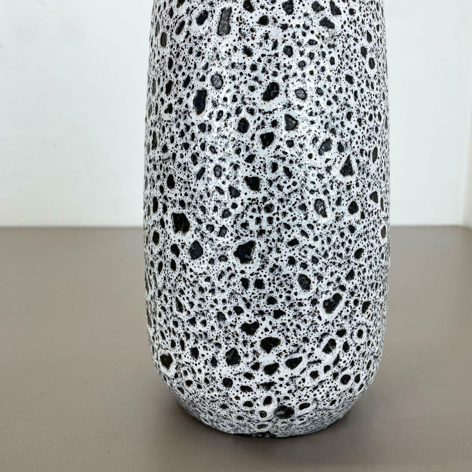 Pottery Super White Colour Fat Lava Multi Colour Vase Scheurich Germany Wgp 1970 photo 355.0