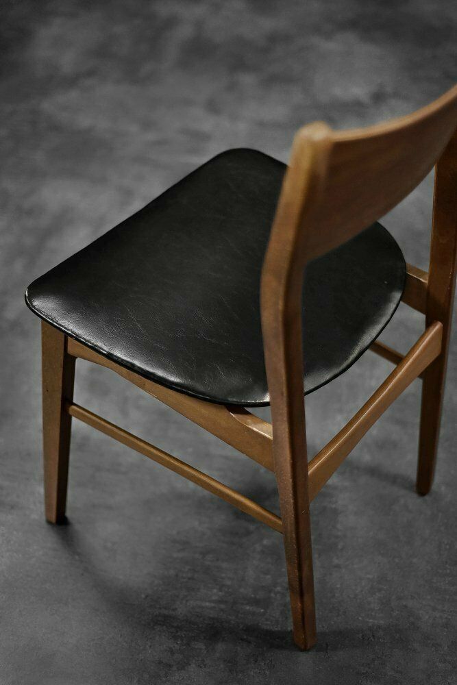 Scandinavian Modern Dining Chairs In Beech And Teak, 1960s, Set Of 4 photo furniture