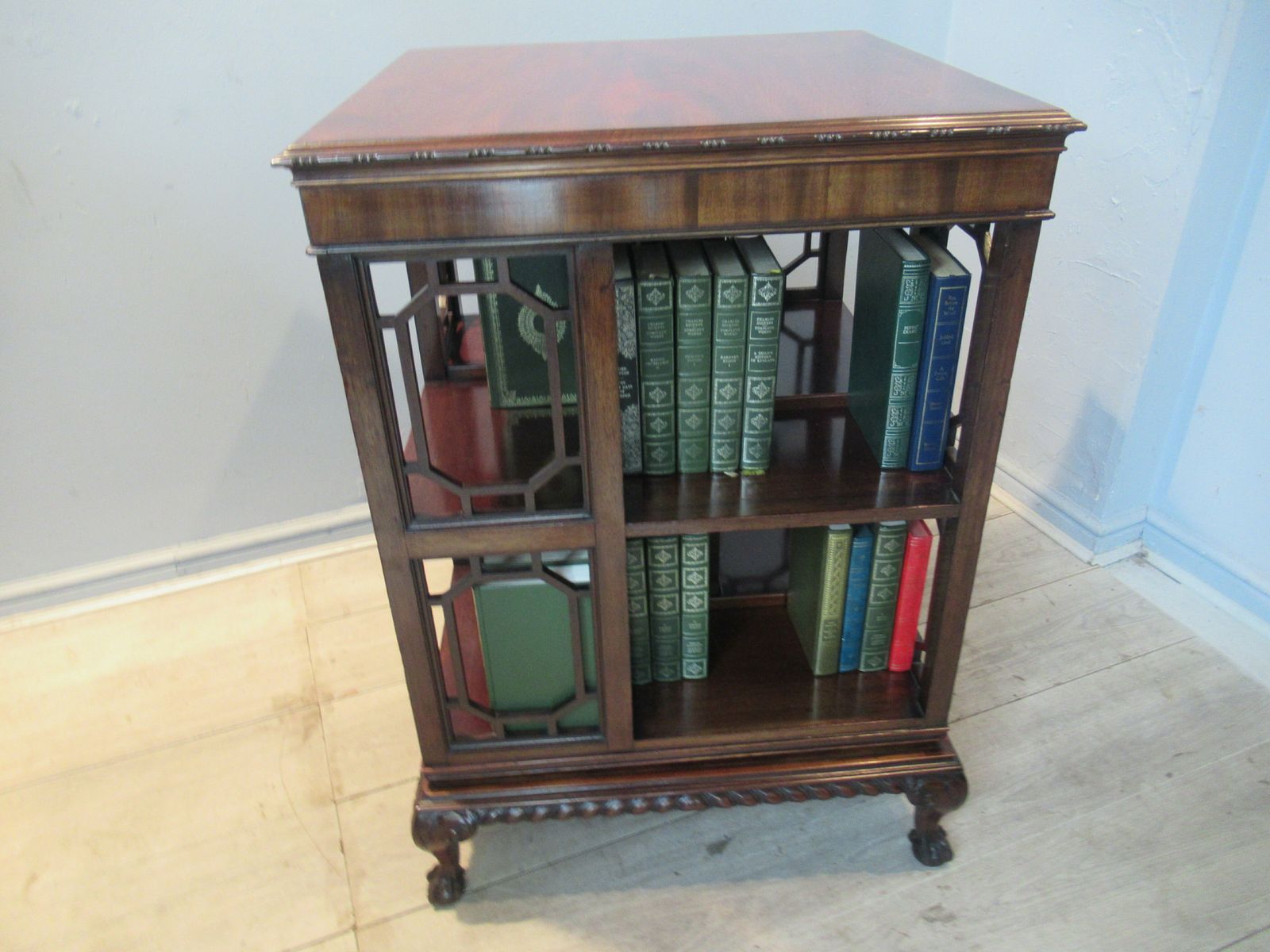 photo for sale Chippendale  Style Mahogany Revolving Bookcase