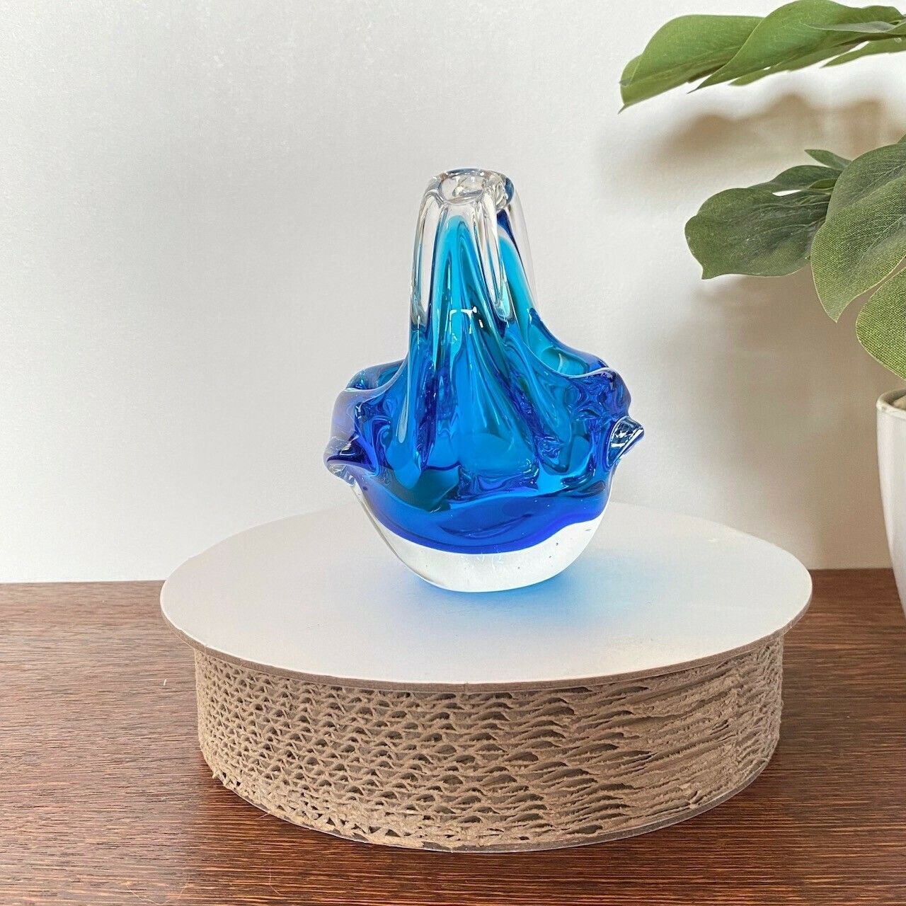 Helder En Blauw Murano Schaal photo furniture
