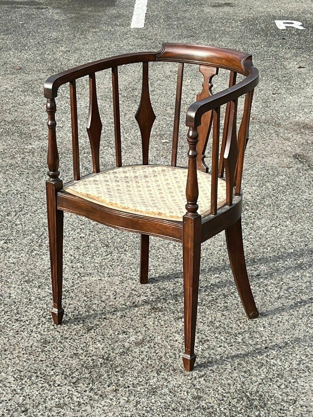 Antique Mahogany Armchair , Superb Quality. photo for sale