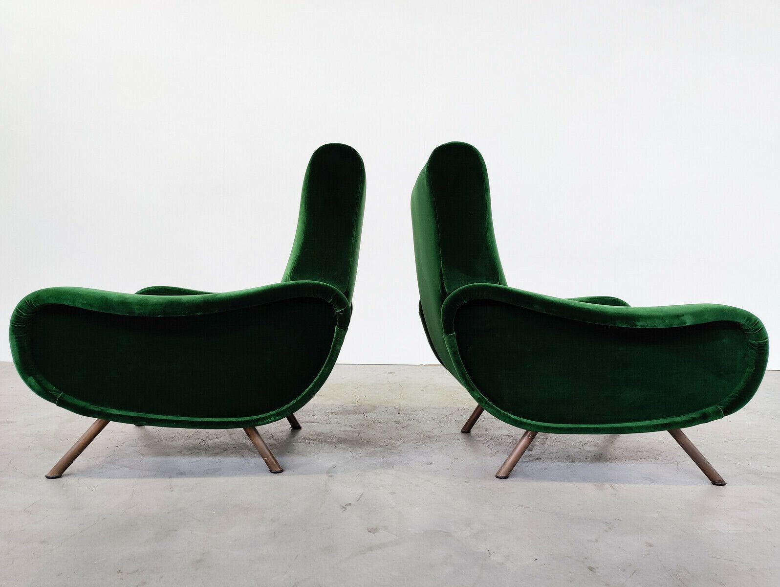 Pair Of Mid Century "Lady" Armchairs By Marco Zanuso For Arflex photo Furniture