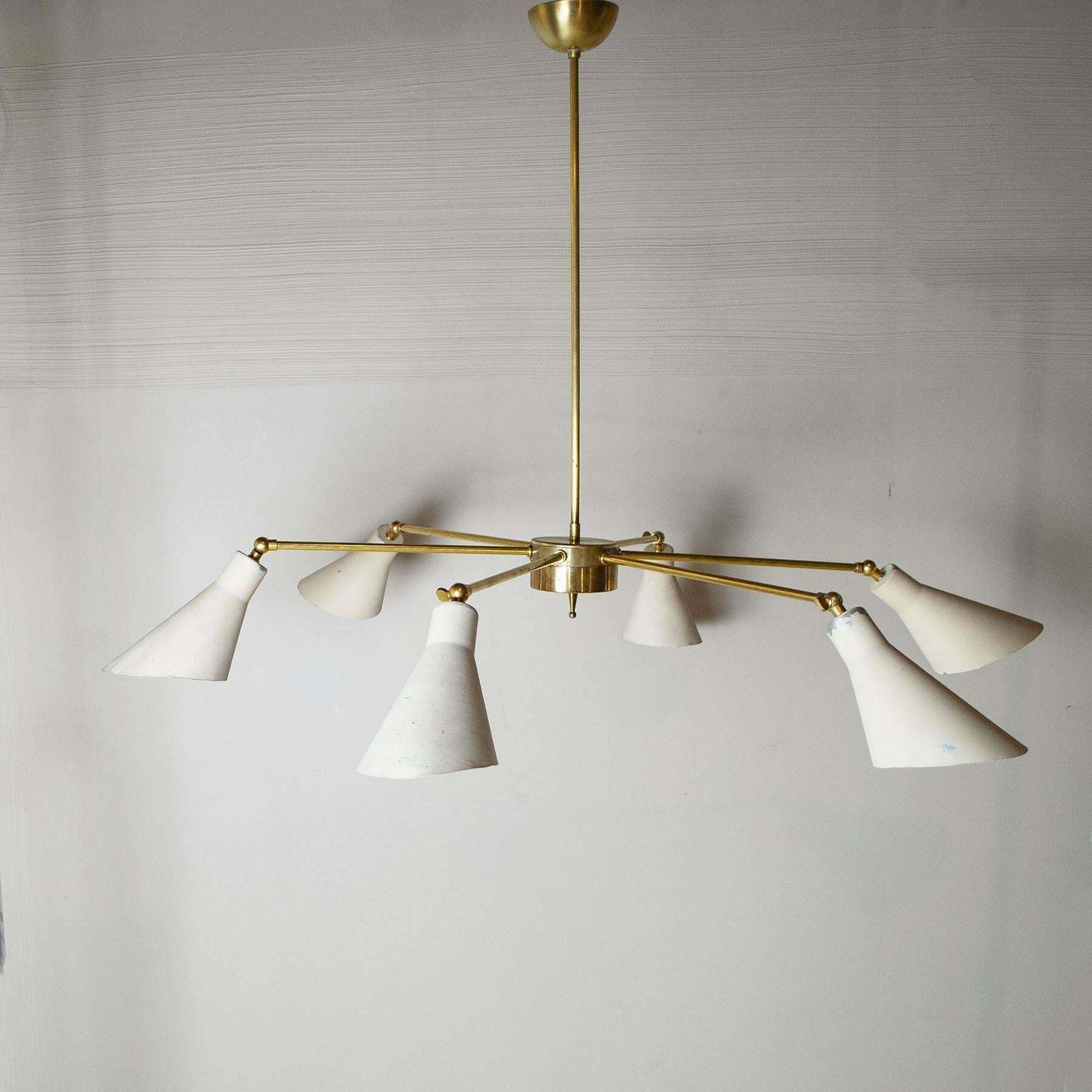 Sputnik Chandelier Stilnovo Style From The Fifties photo furniture