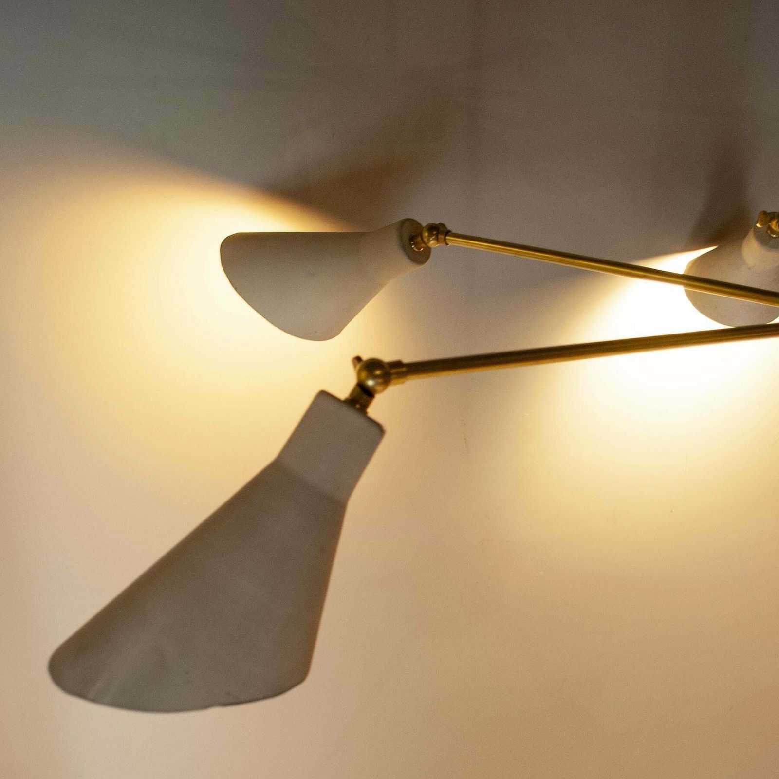 Sputnik Chandelier Stilnovo Style From The Fifties photo vintage