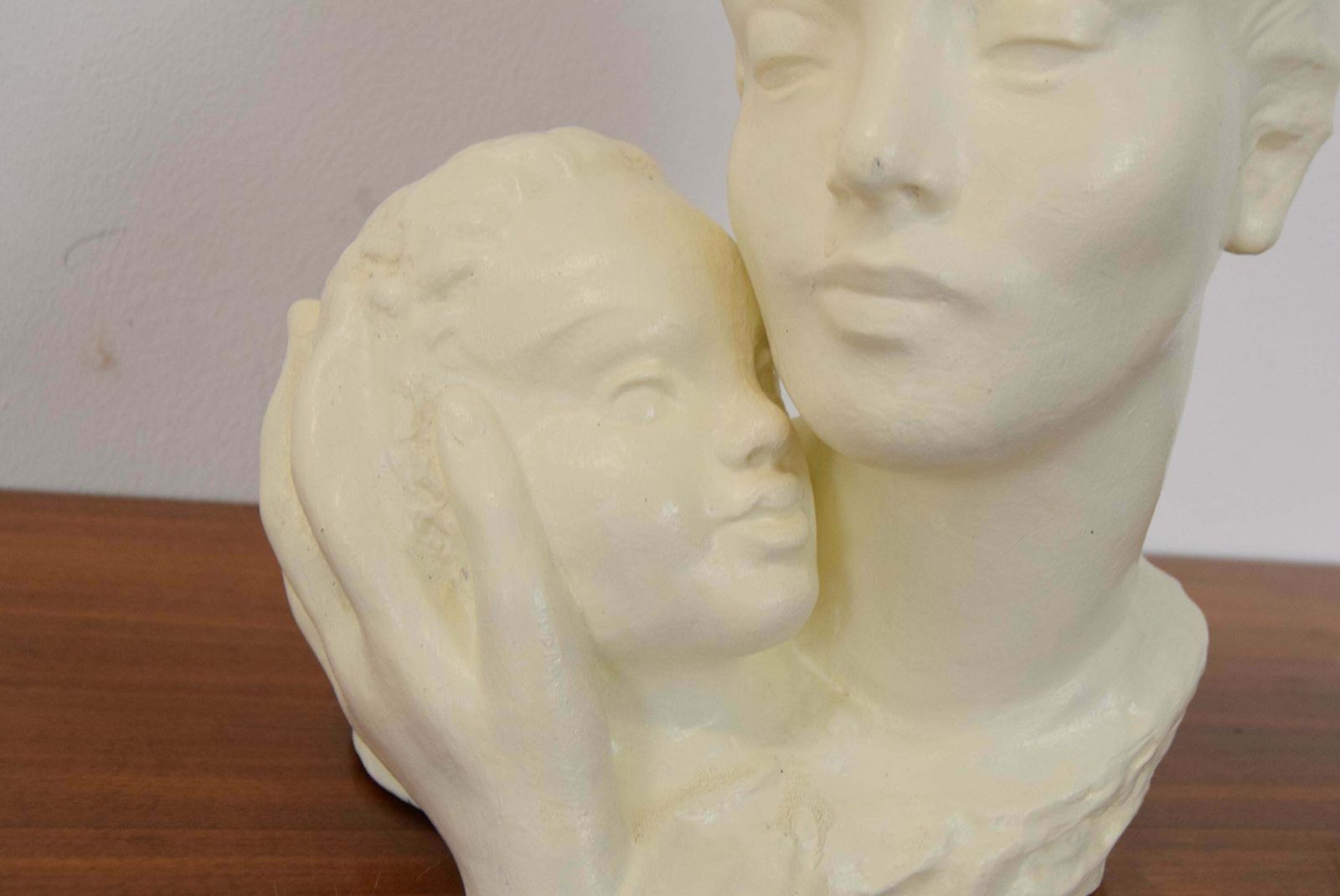 Art Deco Ceramic Bust,In 1938, 1930s photo for sale
