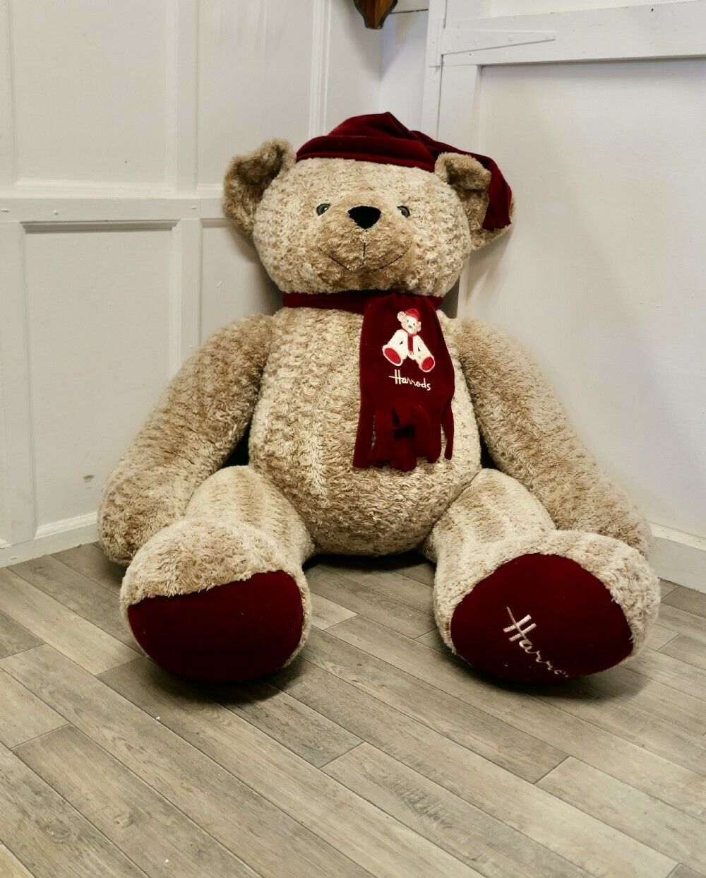 5ft Tall Giant Harrods Shop Display Teddy Bear photo furniture