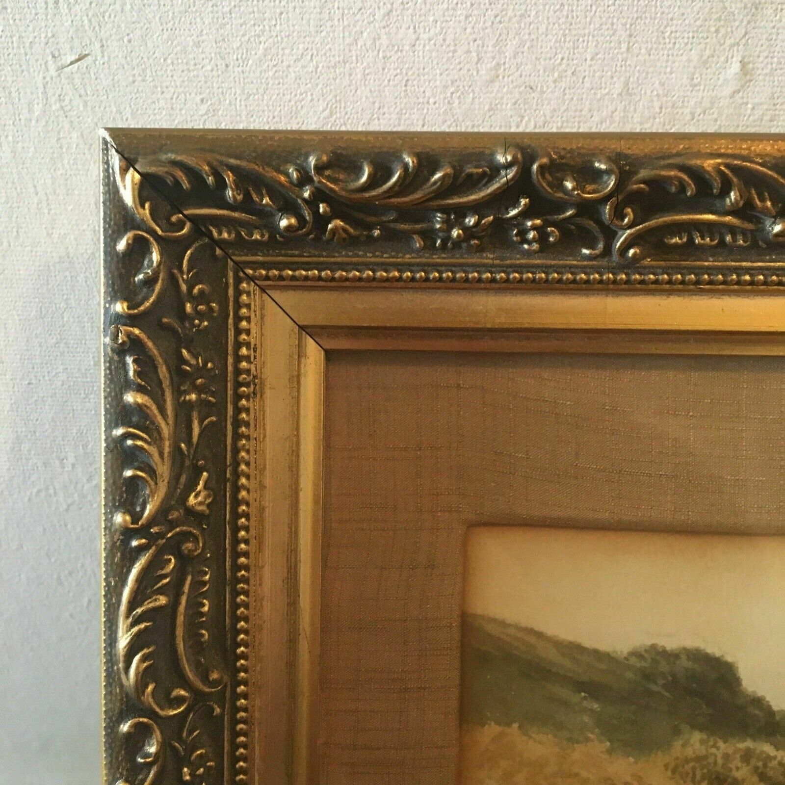 Charles Henry Turner Antique Watercolour Landscape Painting 1880s Rhein Framed photo buy