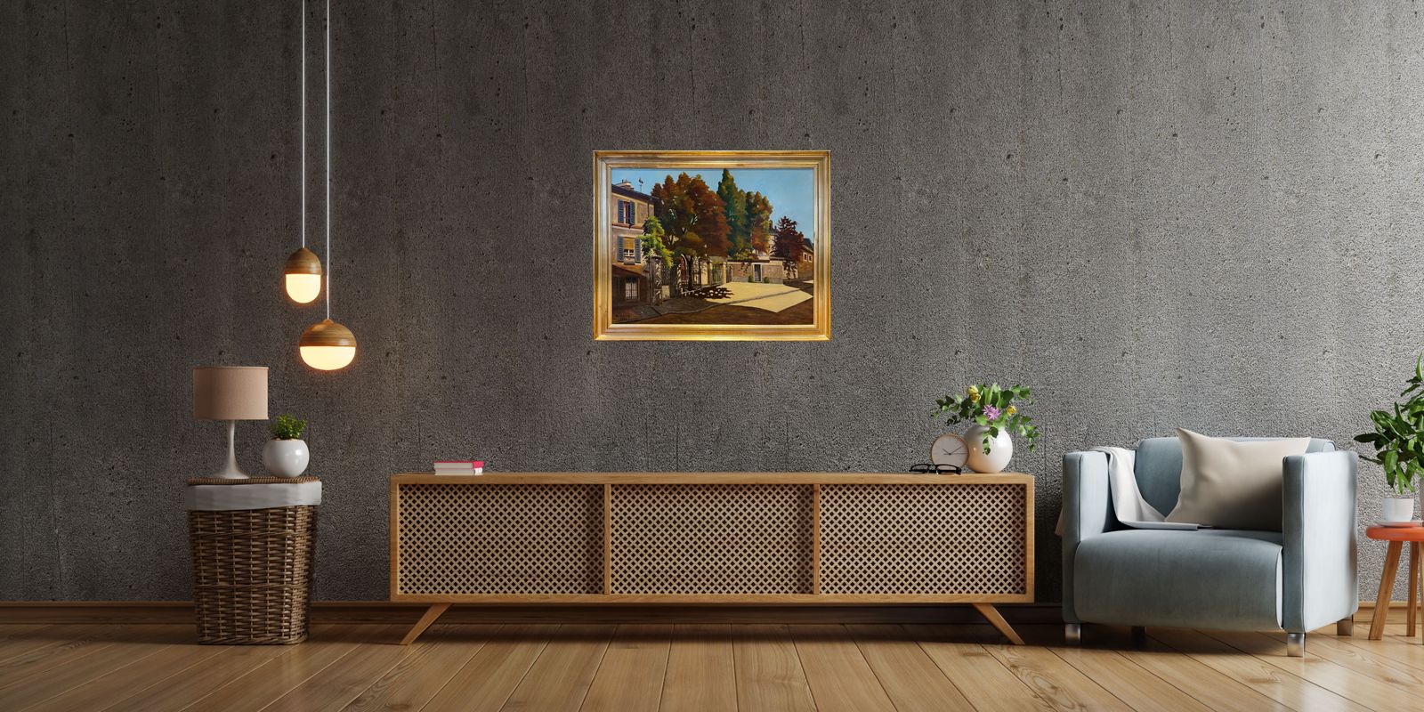 "In Full Sun At Meudon" – Frankrijk, Door Charles Teyton photo for sale