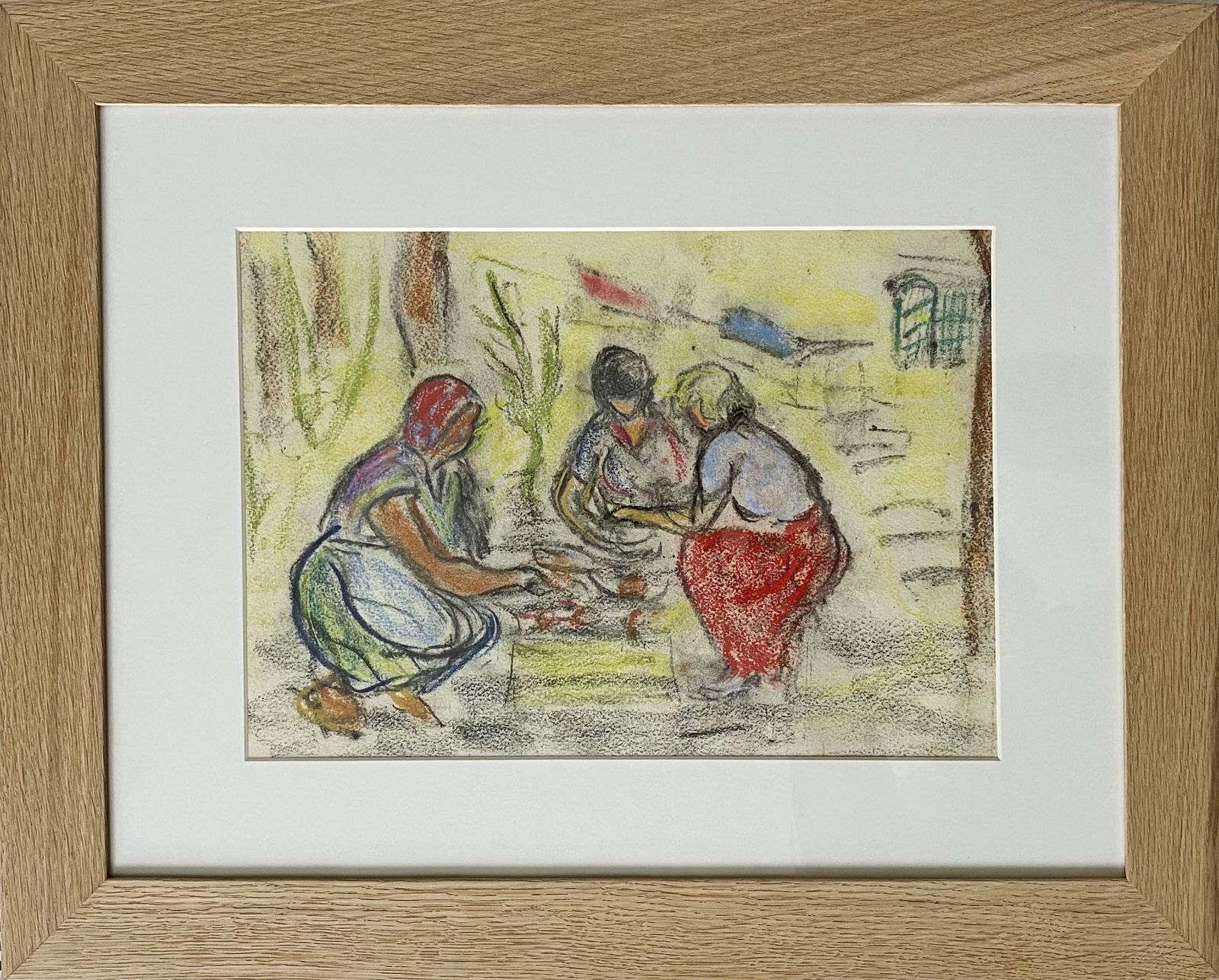 "Three Women In The Garden" By Raya Safir photo furniture