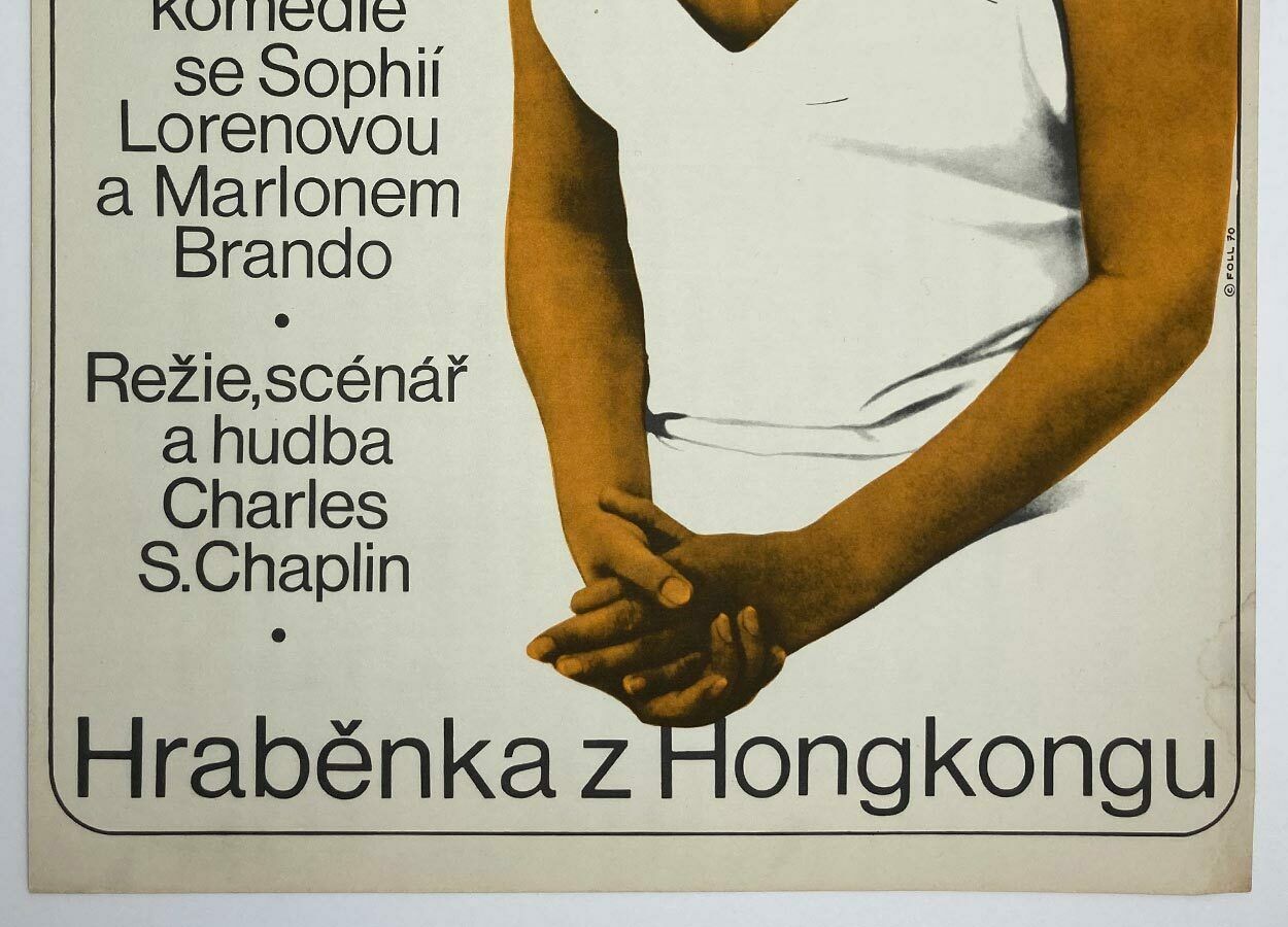 Movie Poster, A Countess From Hong Kong, Dobroslav Foll, 1970 photo vinterior