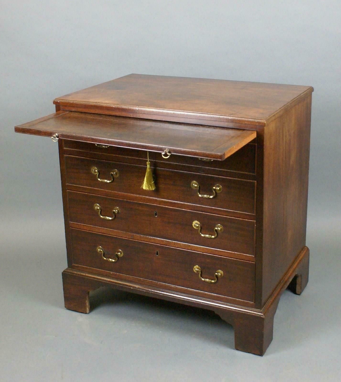 A Very Original George III Mahogany Chest Of Drawers photo furniture