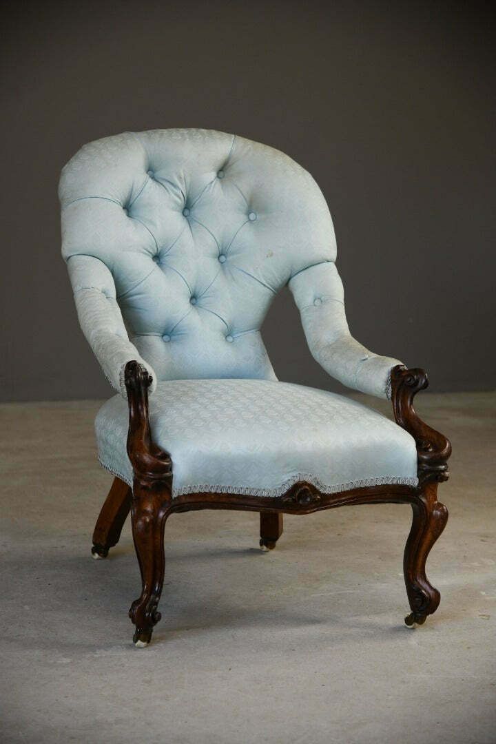 Victorian Rosewood Armchair, 1800s photo furniture