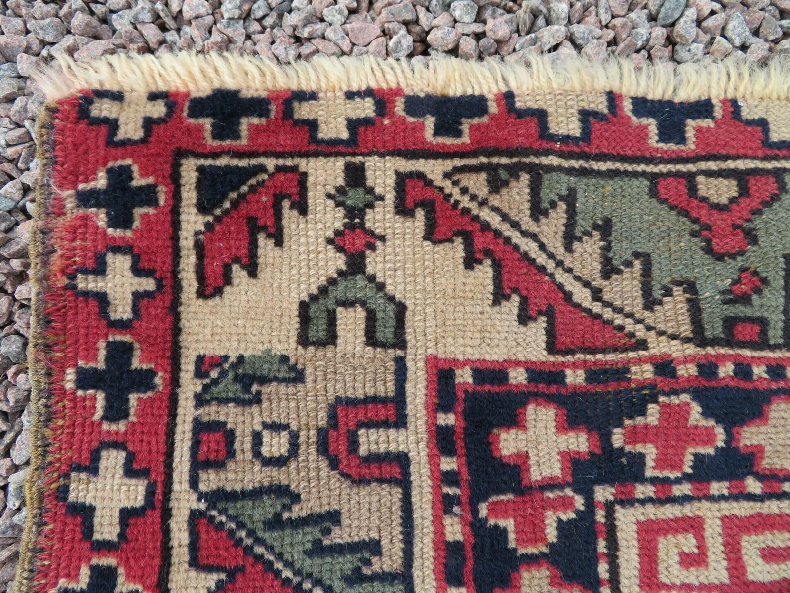 545.0 Charming Antique Turkish Bergama Rug. West Anatolia. Circa 1910. 180cm X 98cm. photo