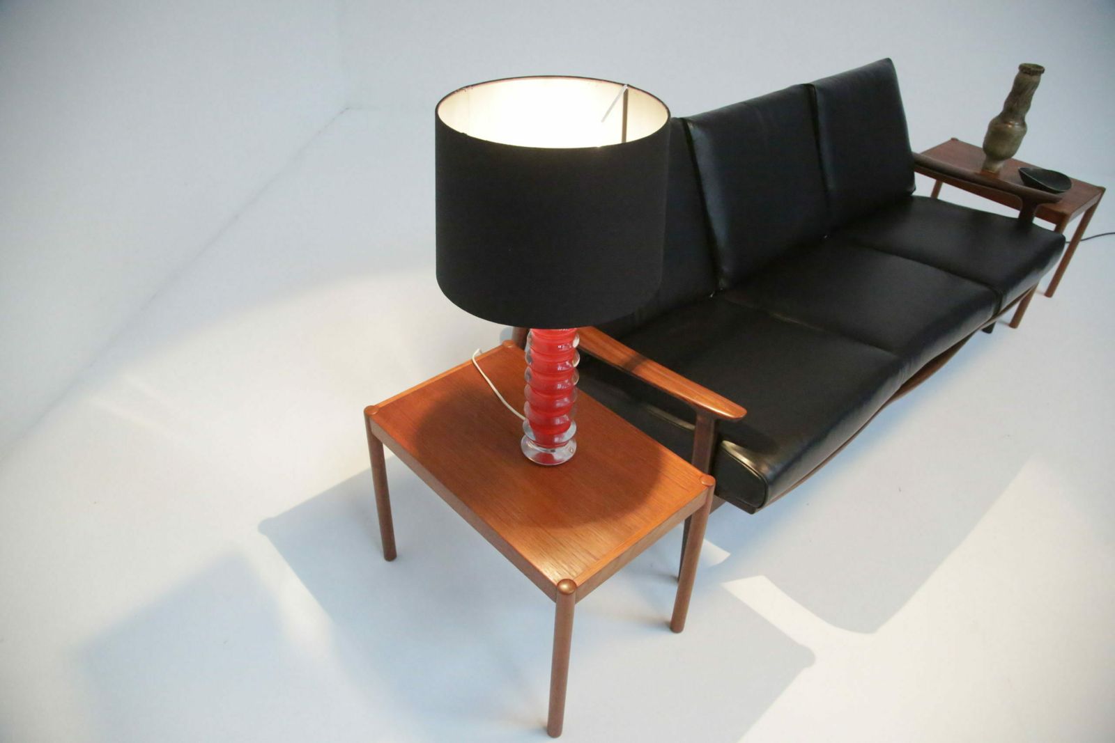 photo for sale Vintage Orrefors Glass Table Lamp By Carl Fagerlund