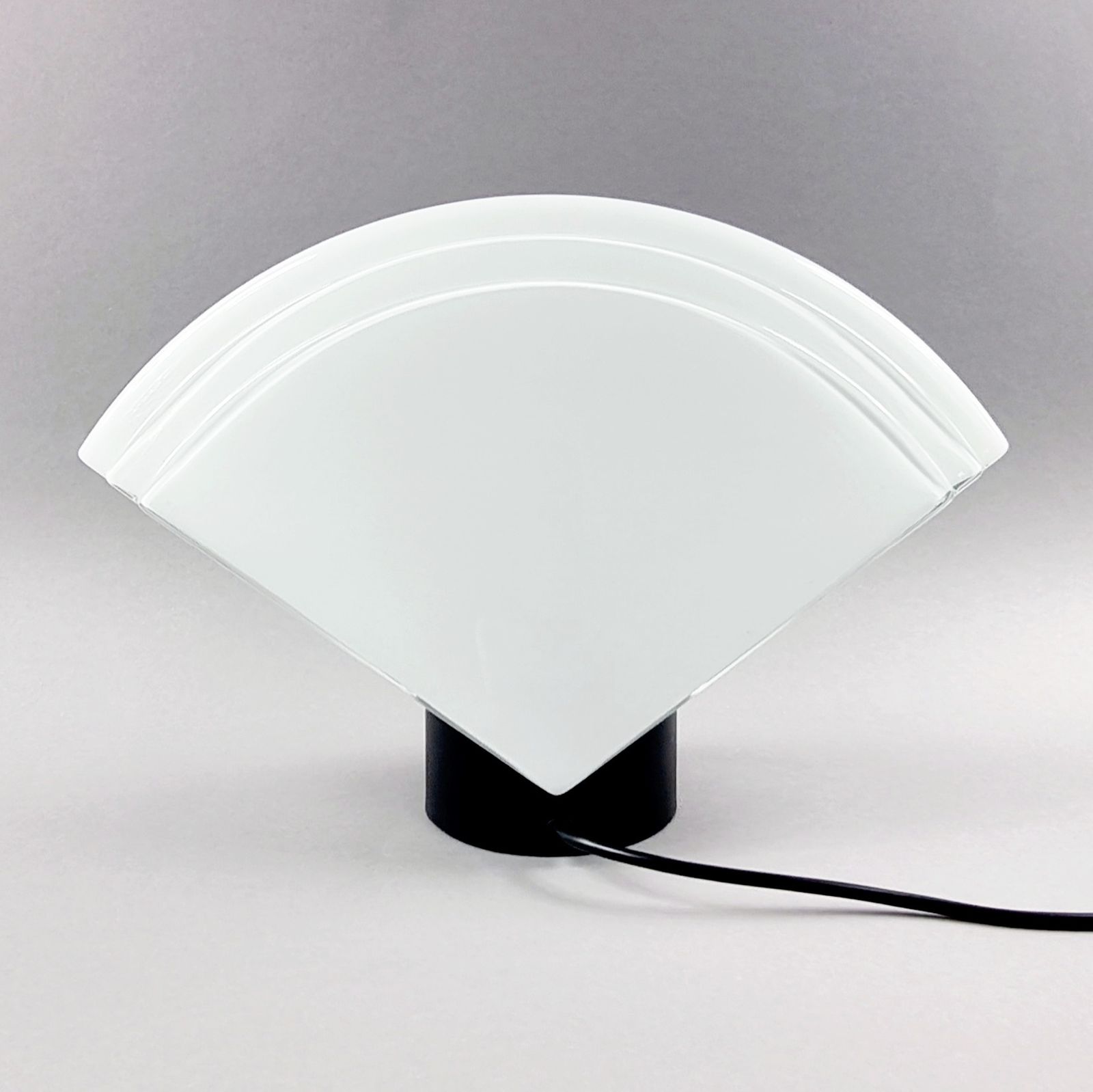 Grote Murano Opaline Glazen Tafellamp Van Av Mazzega, Italië, Jaren 1970 photo Verlichting