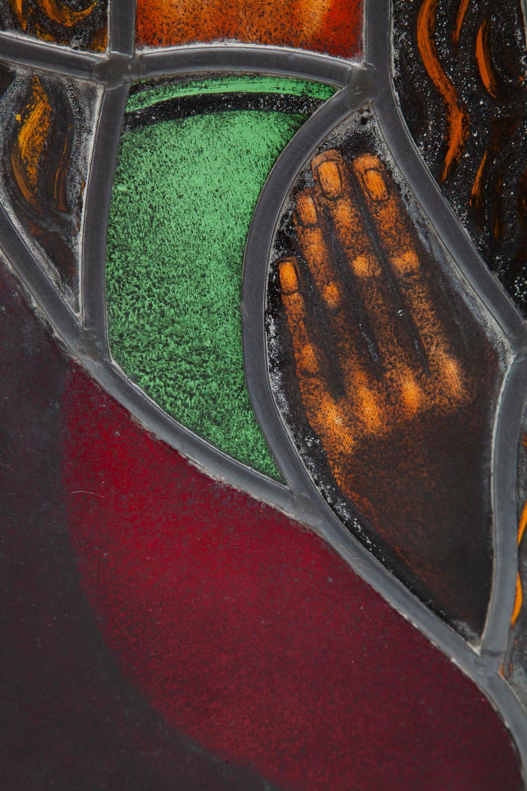 Art Deco Stained Glass, Belgium Artist, 1930s photo Art