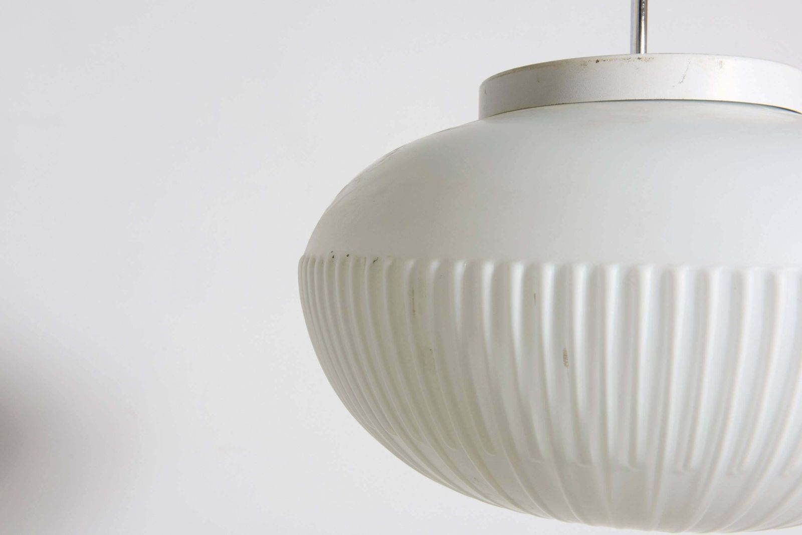 Fog And Mørup White Opal Glass Pendant Denmark photo Lighting