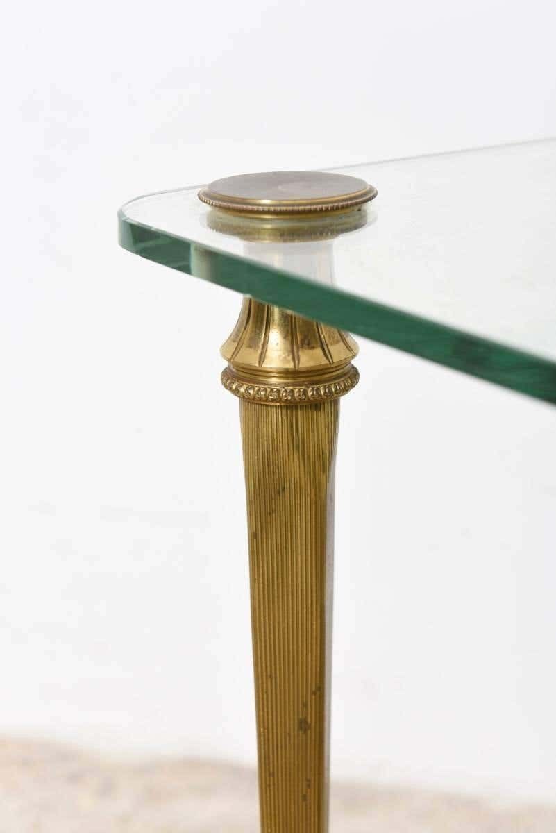 Brass Elegant Coffee, Cocktail Table, France, 1970s photo 1352.84