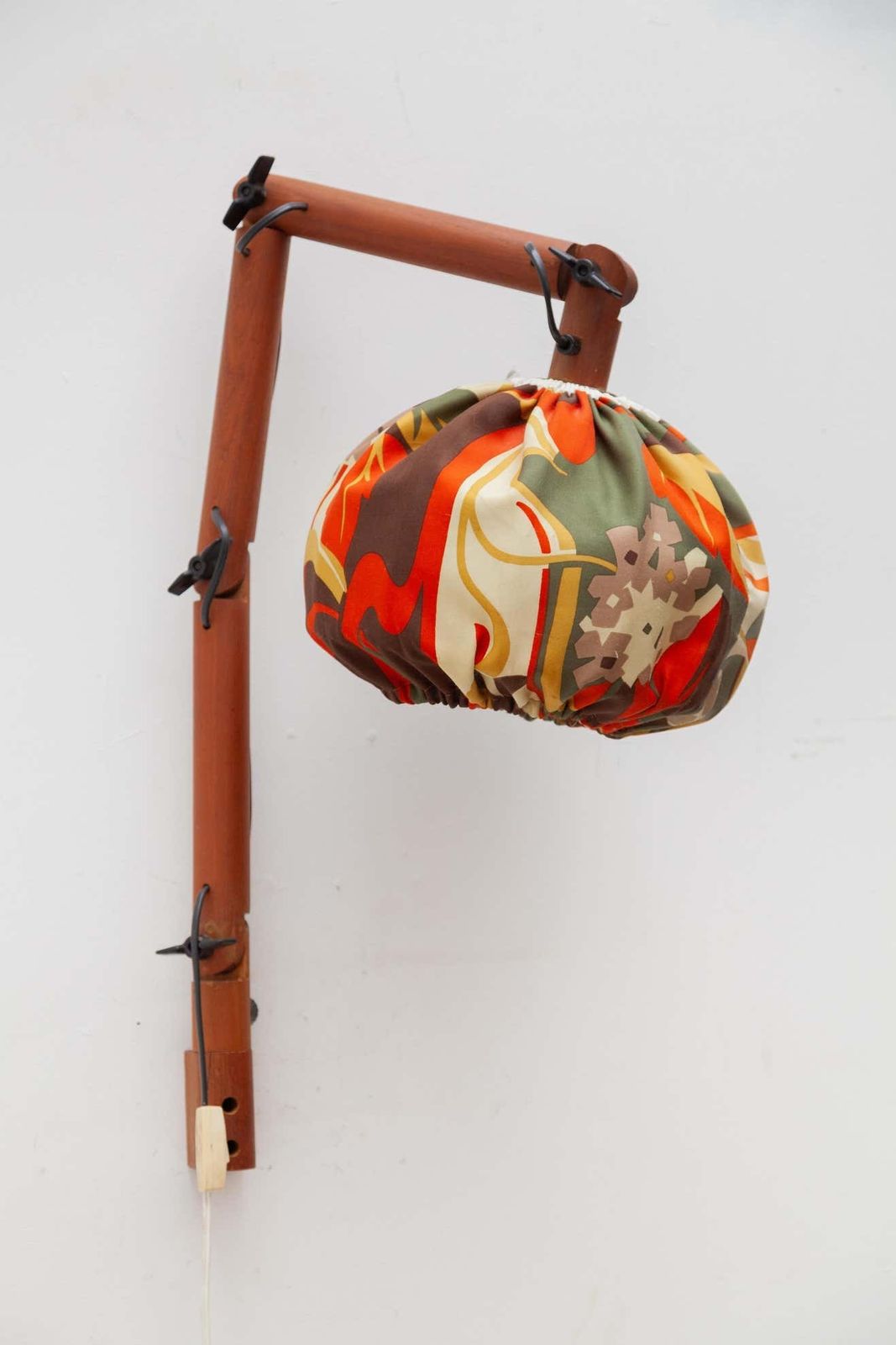 Swing Arm Teak Wall Lamp 1970s Designed By Uno & östen Kristiansson For Luxus photo 1071.36