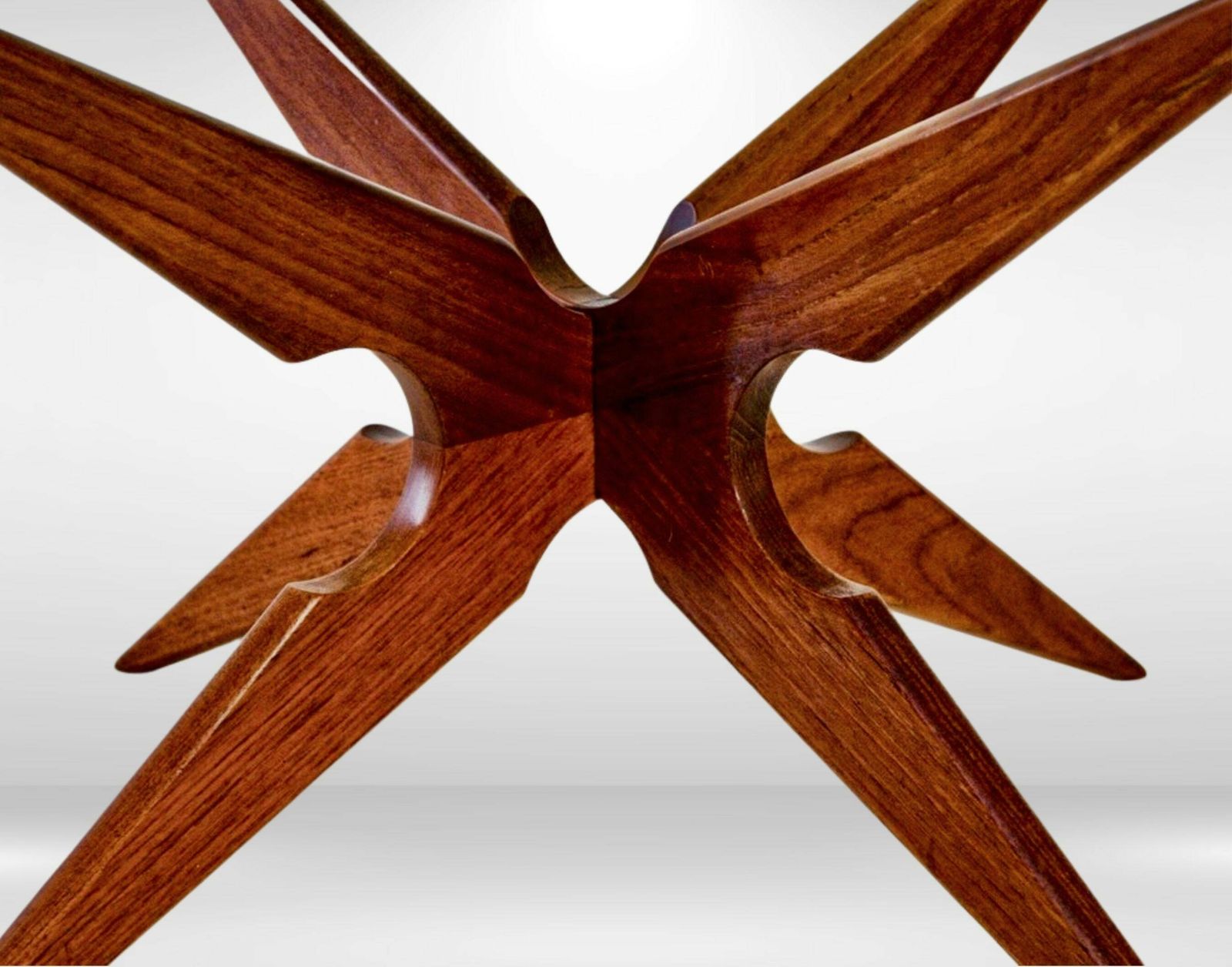Mid Century Modern Sika Mobler Denmark Teak And Smoked Glass Coffee Table 1960s Labeled photo Furniture