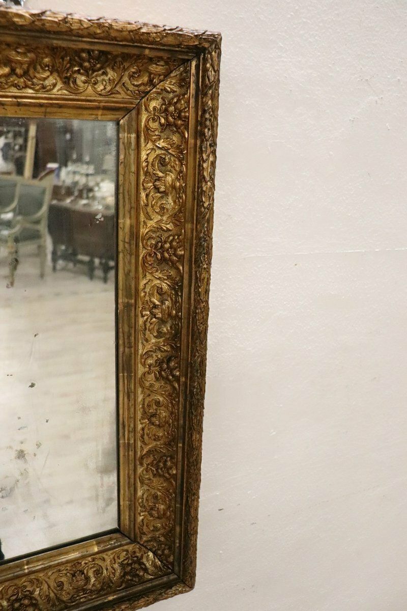 photo vinterior Early 20th Century Art Nouveau Gilt Wood Wall Mirror