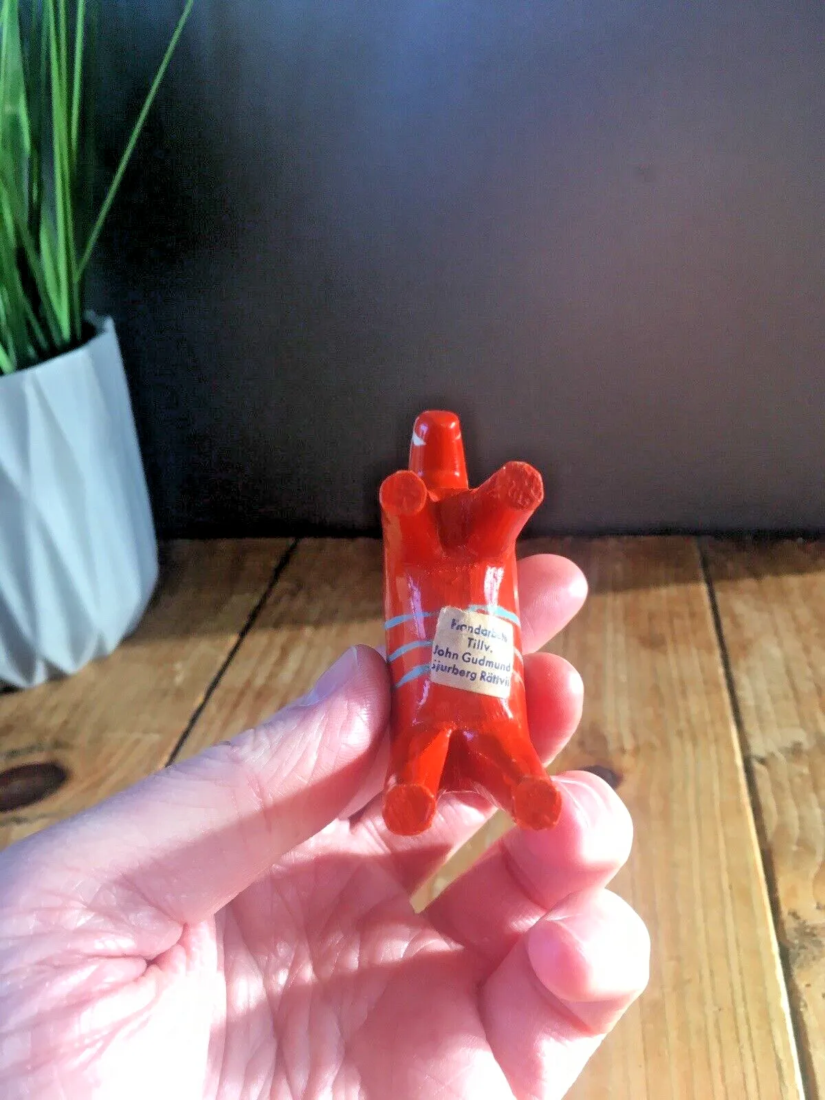 3" Vintage 50's John Gudmunds Swedish Folk Art Dala Horse Dalahemslojd Dalahest photo buy