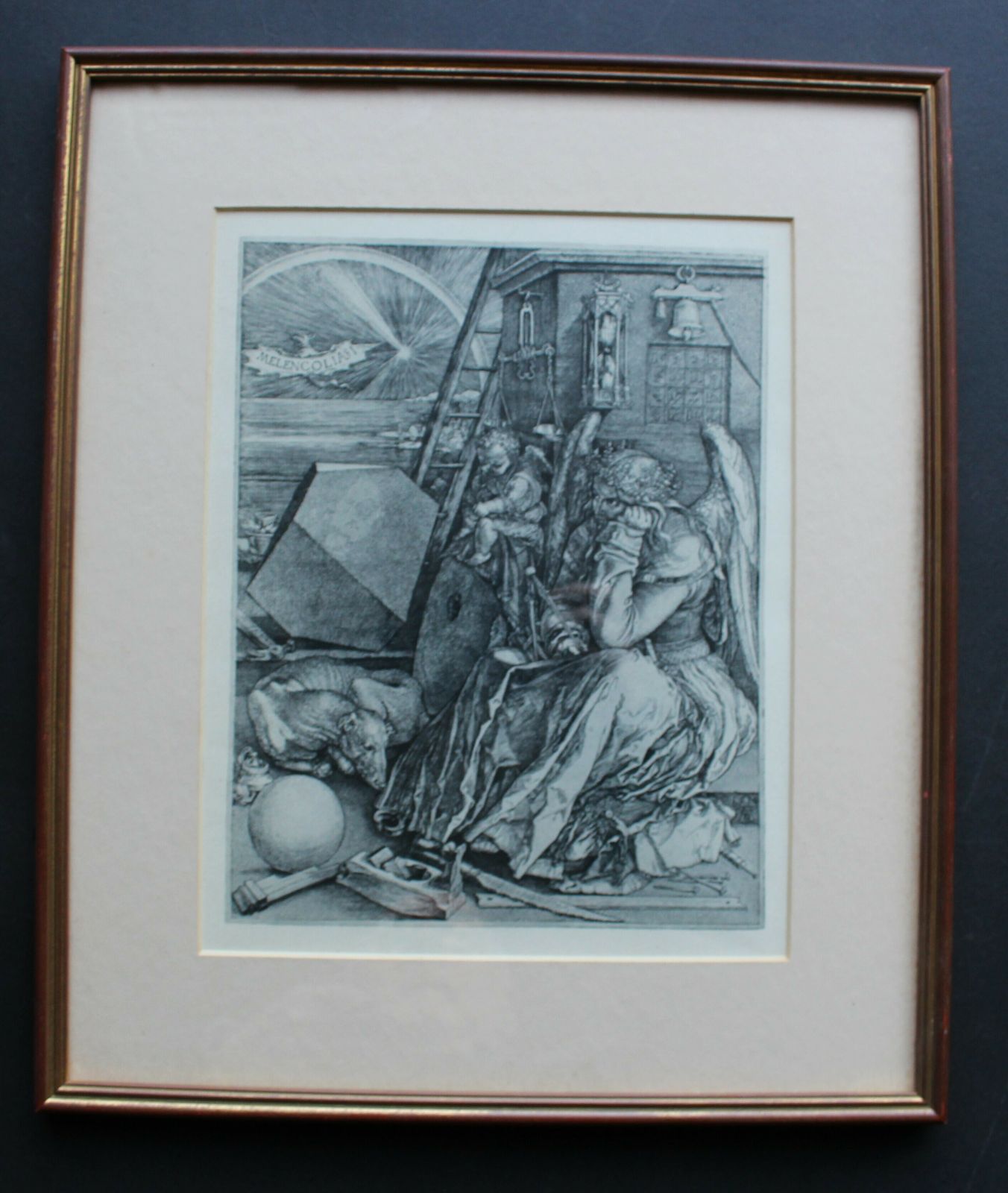 ‘Melancholia’, 1800s, Paper, Antique
