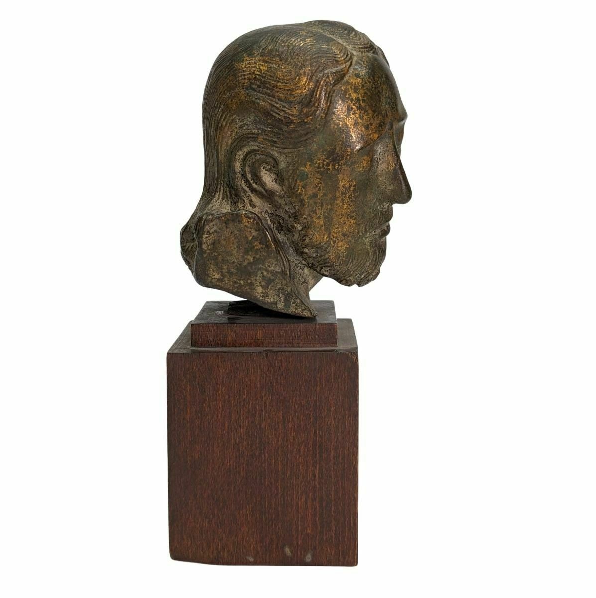 Head Of Christ In Bronze, 18th Century And Earlier photo for sale